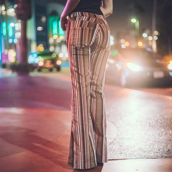 Sexy Corduroy Striped Bell Bottom - Picture 2 of 3